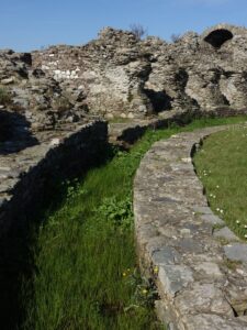 Anfiteatro di LuniPiante nel fossato